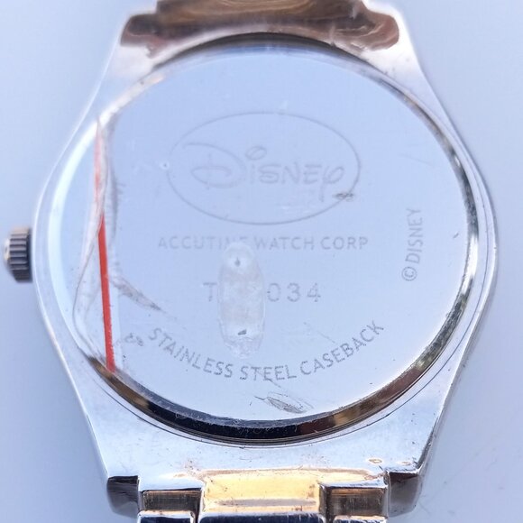 Disney Accutime Tinker Bell Silver Bling Bold Watch - Picture 7 of 13